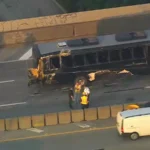 Coach Bus Crash on Long Island Expressway in Queens Kills 2, Injures Dozens and Shuts Lanes for Hours