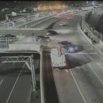Surveillance Shows Wrong-Way Crash on Interstate 93 in Boston That Left One Driver Dead and Four People Hurt
