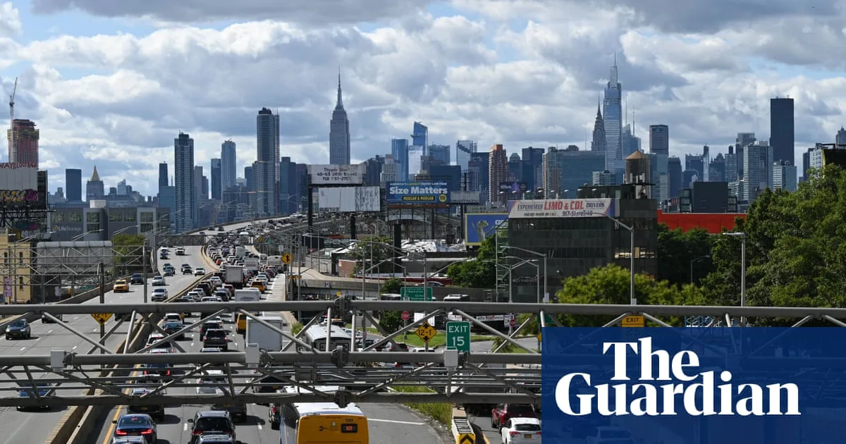 Emergency crews at a multi-vehicle crash scene on the Long Island Expressway in Queens