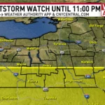 Severe Thunderstorm Watch Covers Parts of Central New York as Alert Maps Continue Updating Through the Evening