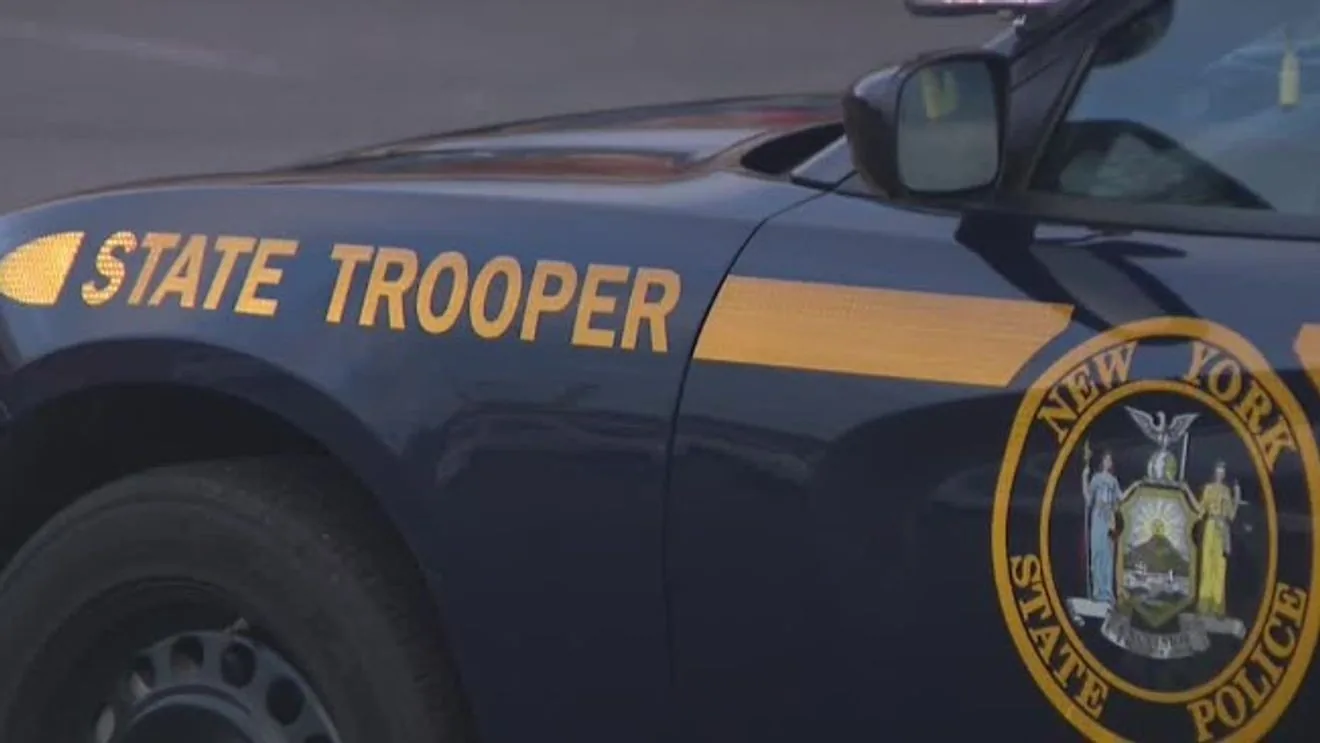 Police investigate a fatal head-on crash on Lakes Road in Monroe, New York