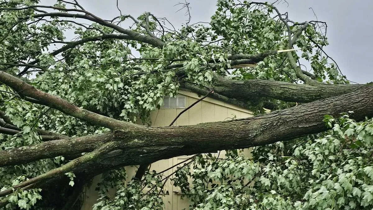 Dark storm clouds moving over Western Pennsylvania as severe weather warnings expire