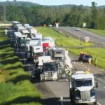 Three Tractor-Trailers Crash on New York State Thruway in Ontario County, Closing Eastbound Lanes for Hours Friday Morning