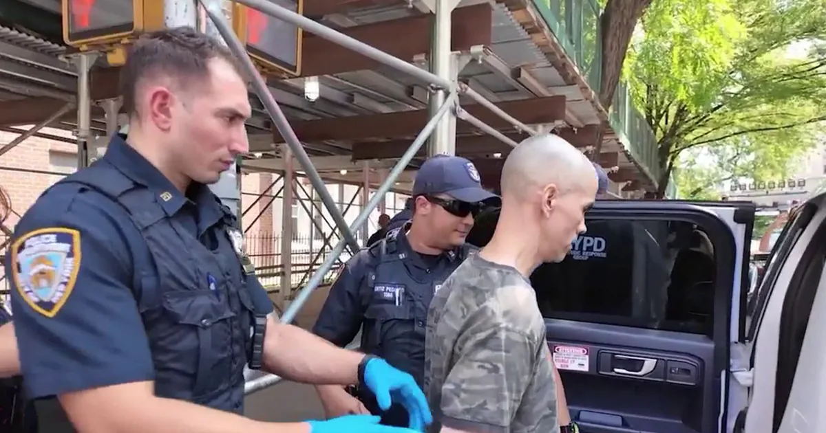Police investigators respond after two stabbings on the Upper West Side in New York City