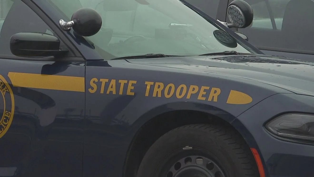 Police investigate a fatal two-car crash at a rural intersection in Broadalbin, New York