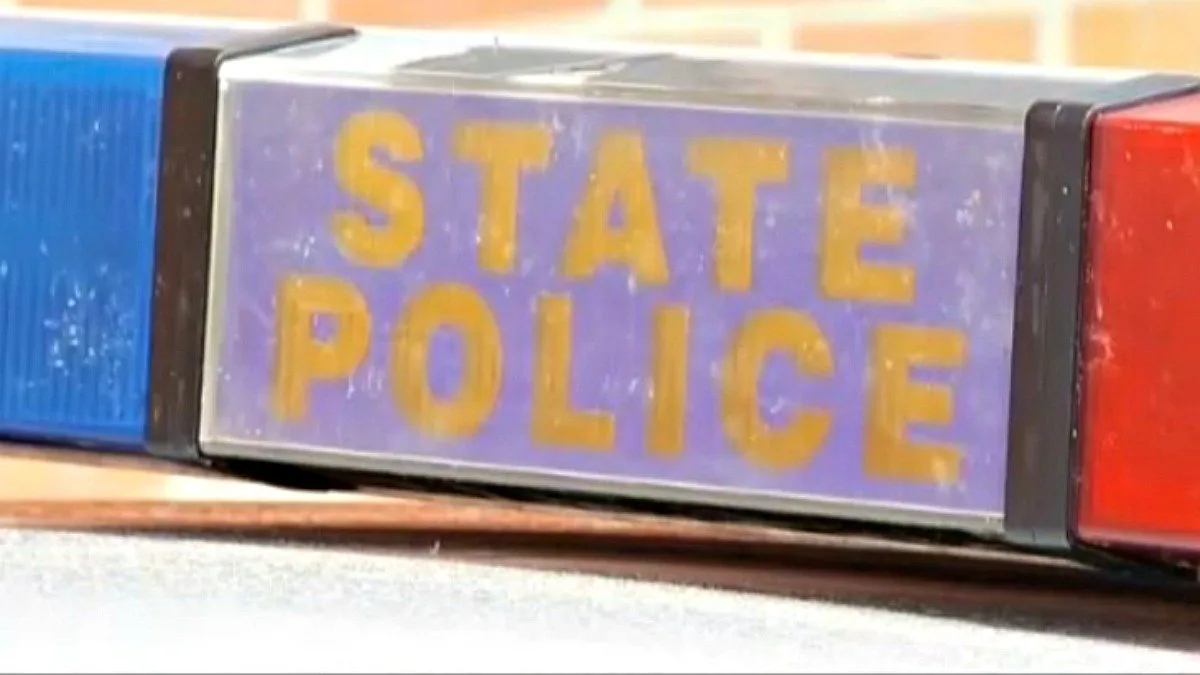 State police and emergency response after a multi-car crash on Interstate 91 in Windsor