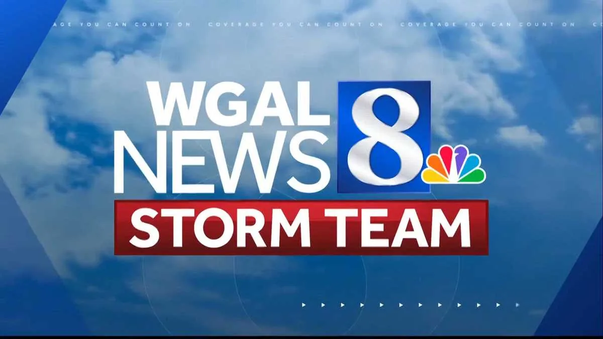 Radar-tracked severe thunderstorm under tornado warning in South-Central Pennsylvania